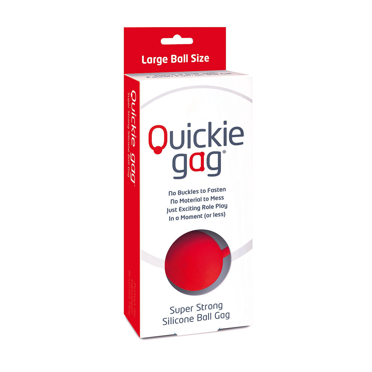 Quickie Ball Gag Large - Red