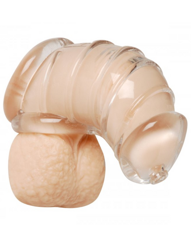 Detained Soft Body Penis Chastity Cage - Clear