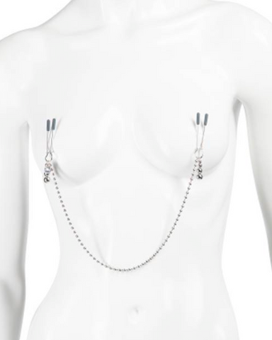 Fifty How to wear Shades Darker At My Mercy Beaded Chain Nipple Clamps