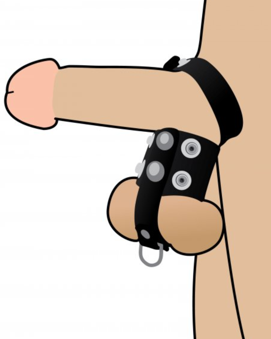 Strict Cock Strap and Ball Stretcher