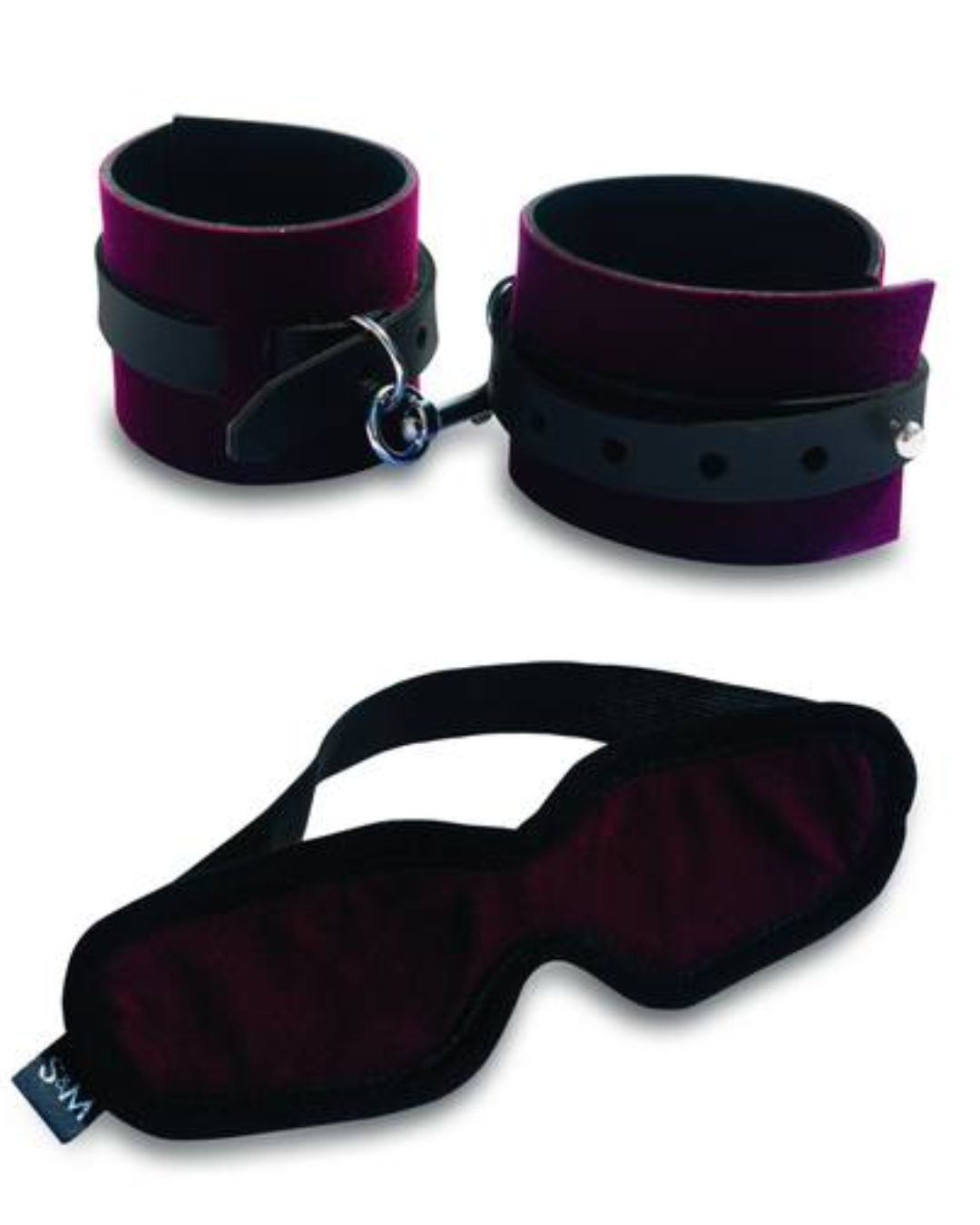 Sex and Mischief Enchanted Cuffs and Blindfold Kit by Sportsheets