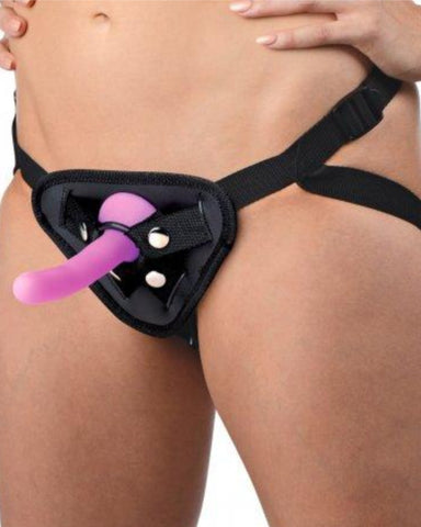 Double-G Deluxe Vibrating Silicone Strap On Kit