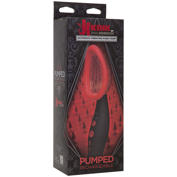 Kink Pumped Automatic Vibrating Rechargeable Pussy Pump by Doc Johnson