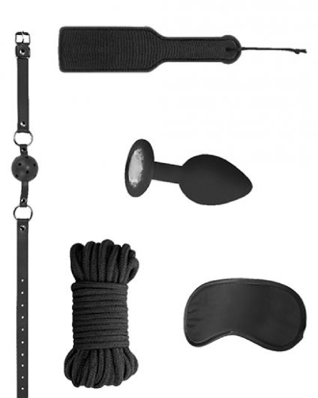 Ouch! Introductory Bondage Kit #5 - Black