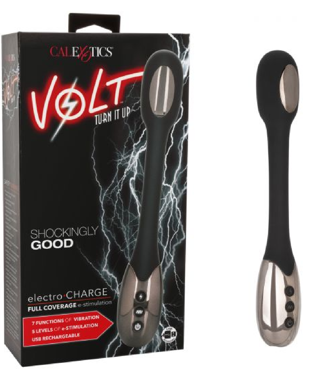 Volt Electro-Charge Electric Stimulator product with box on white background 