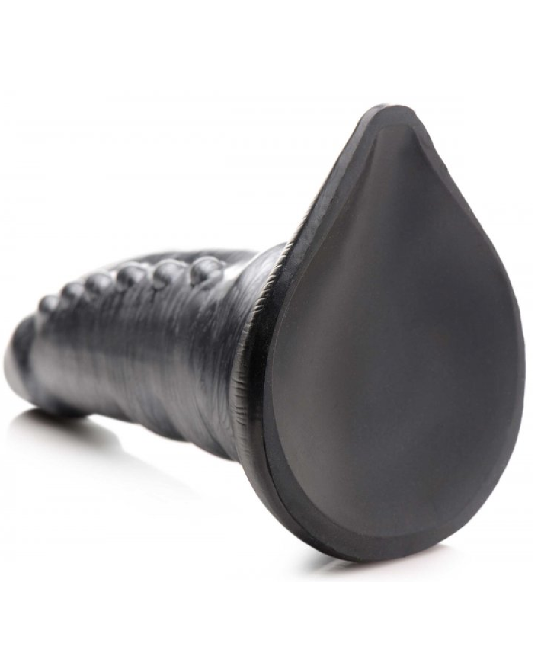 Creature Cocks Beastly Tapered Bumpy Silicone Tentacle Dildo view of suction cup base