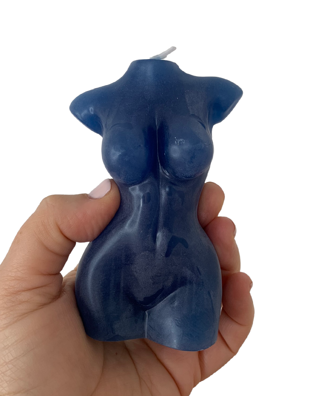 Lacire Torso Form 3 Drip Candles held in hand