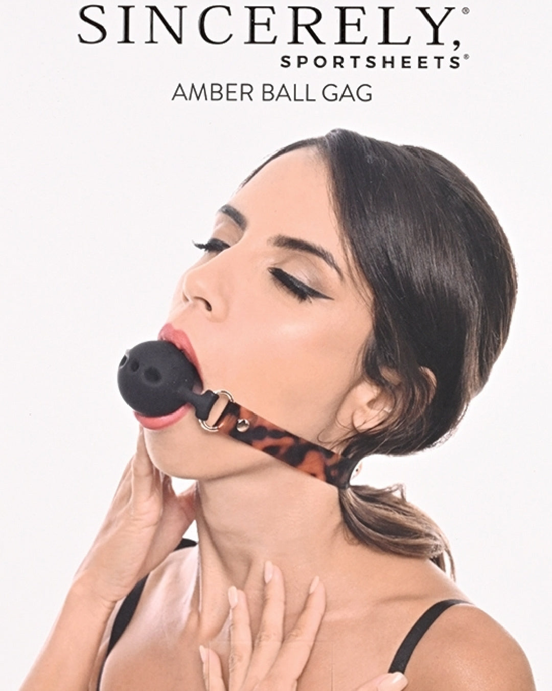 Sincerely Amber Ball Gag product box showing model 