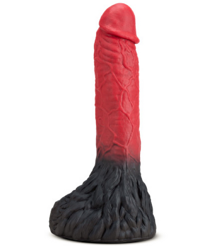 The Realm Lycan Silicone dildo on white background 