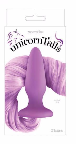 Unicorn Tails Pastel Butt Plug by NS Novelties - purple box