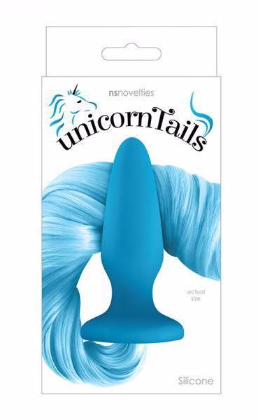 Unicorn Tails Pastel Butt Plug by NS Novelties - Blue box