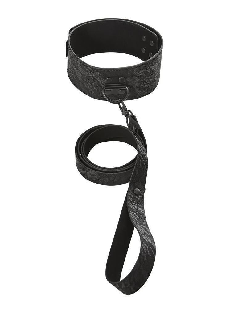Sincerely Locking Lace Collar And Leash by Sportsheets