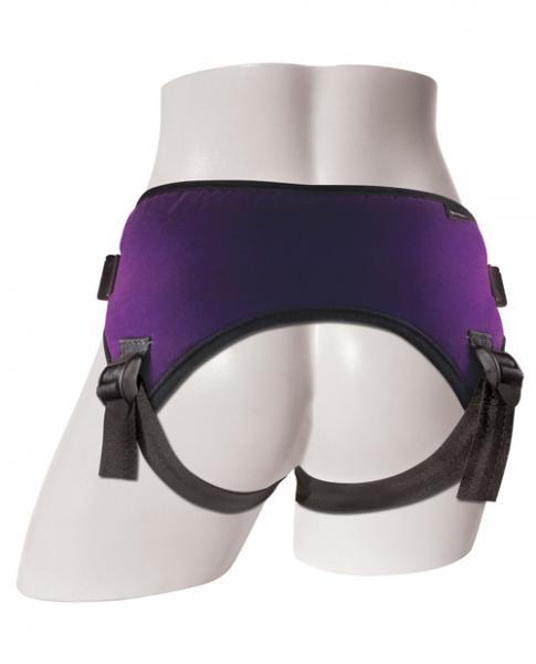 Sportsheets Purple Lush Strap On Harness  back