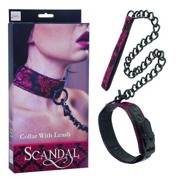 Scandal Collar and Leash Set box