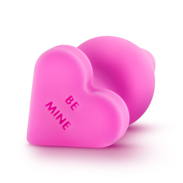 Naughty Candy Heart Butt Plug by Blush Novelties - Be Mine Pink bottom