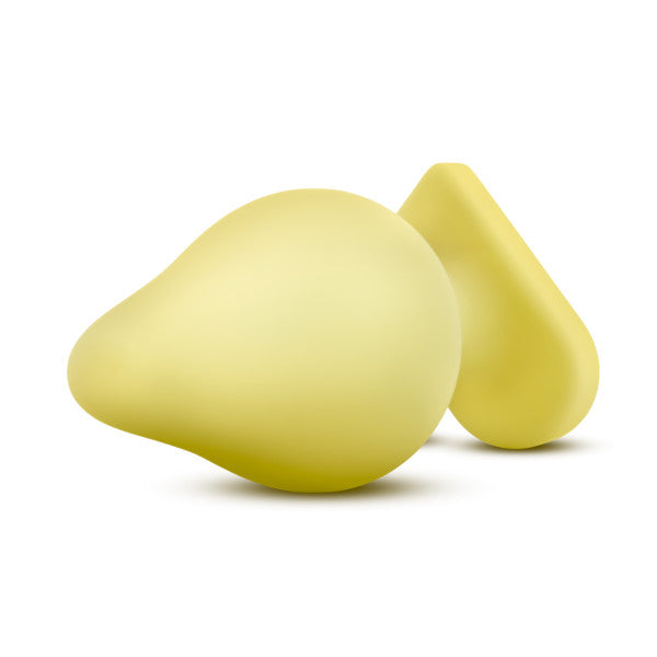 Naughty Candy Heart Butt Plug by Blush Novelties - Spank Me Yellow on its side