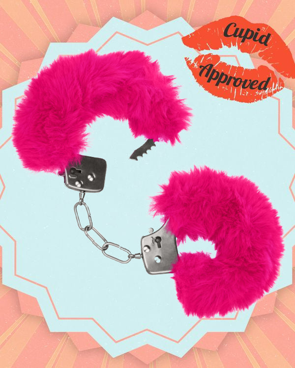 Ultra Fluffy Furry Handcuffs  - Pink